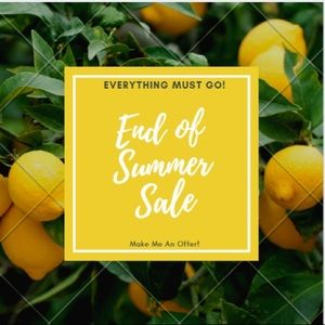 End of Summer Sale!